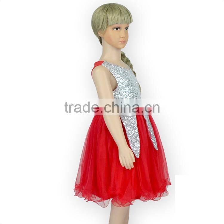 Chic sequins flower girl dress,Christmas festive baby girls party dresses M5041515