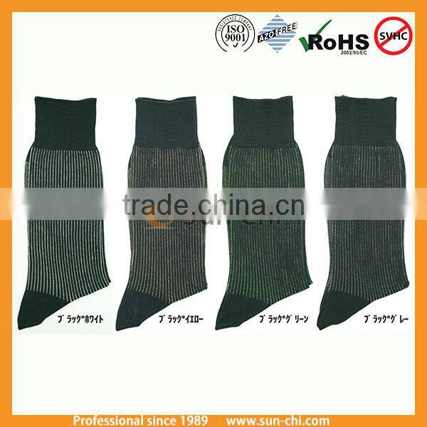 colorfull stripe womens dress cozy socks