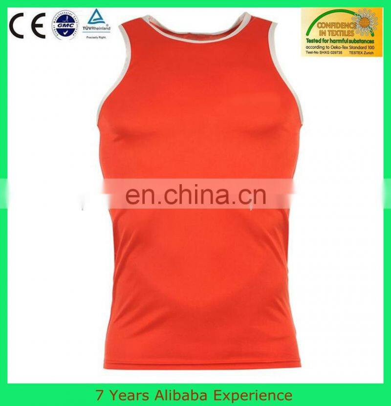 wholesales dry fit mens tank top, bulk clothing boxing vest, dry fit mens singlet