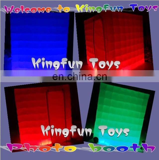 Lighting partition wall/display inflatable screen wall