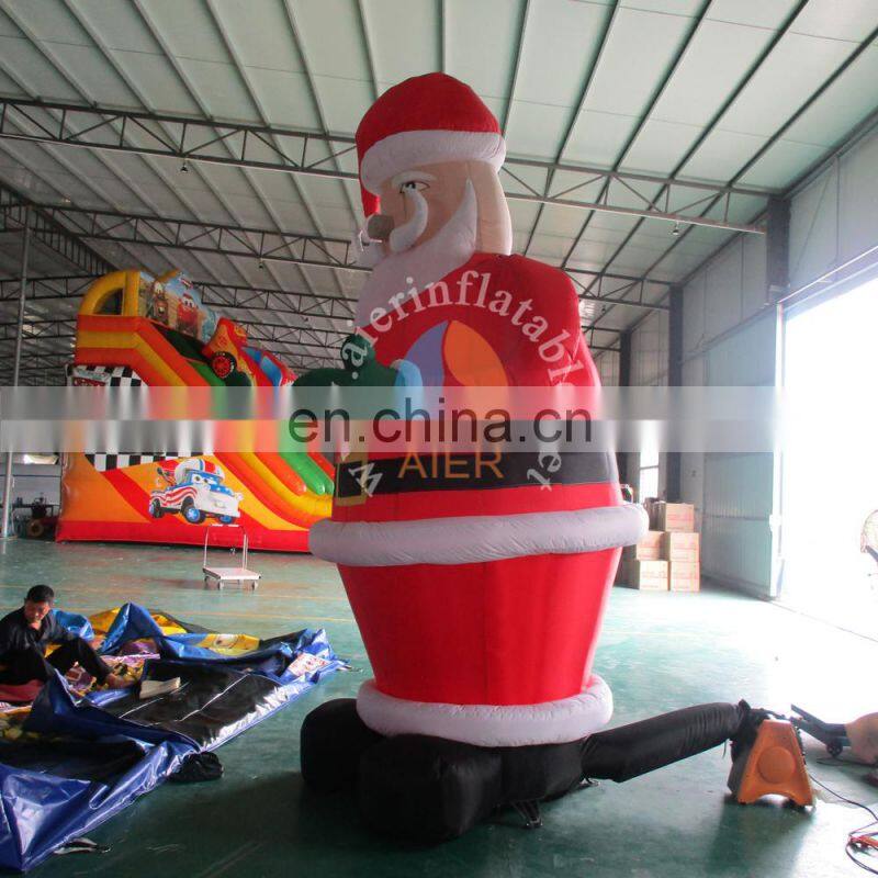 Hot sale holiday inflatable santa claus / wholesale christmas santa claus