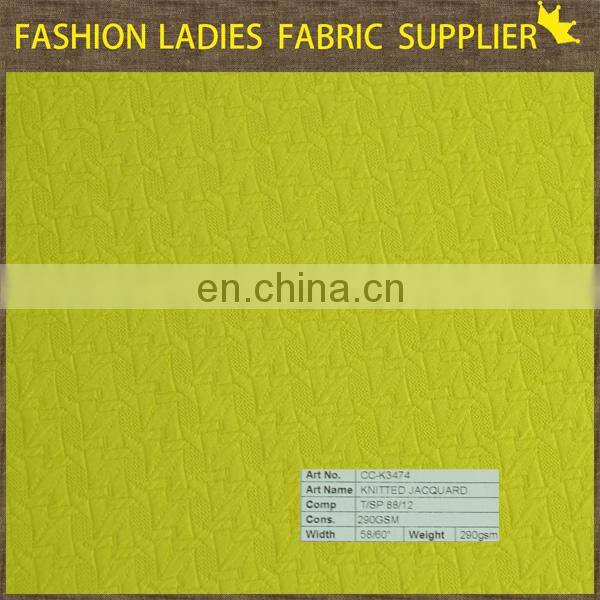 glove top-one china tea knitted jacquard fabric high quality faric made in china