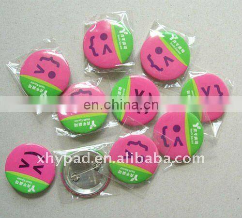 lovely wedding tin name badge