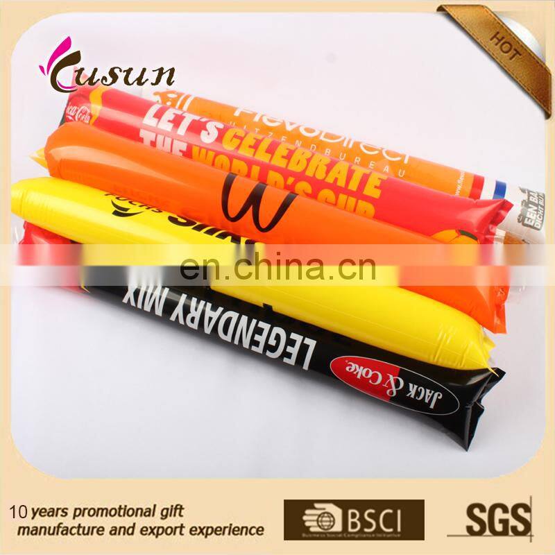 Custom Hot Selling Printed PE Inflatable Cheering Stick