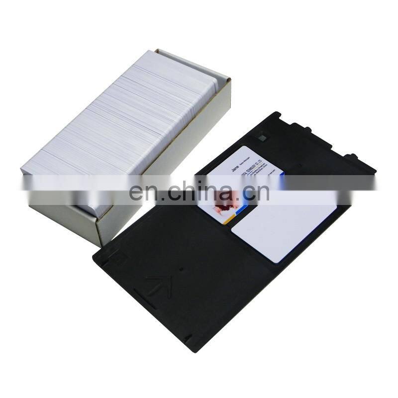 2017 Best Quality pvc plastic id card tray for canon G printers wholesale