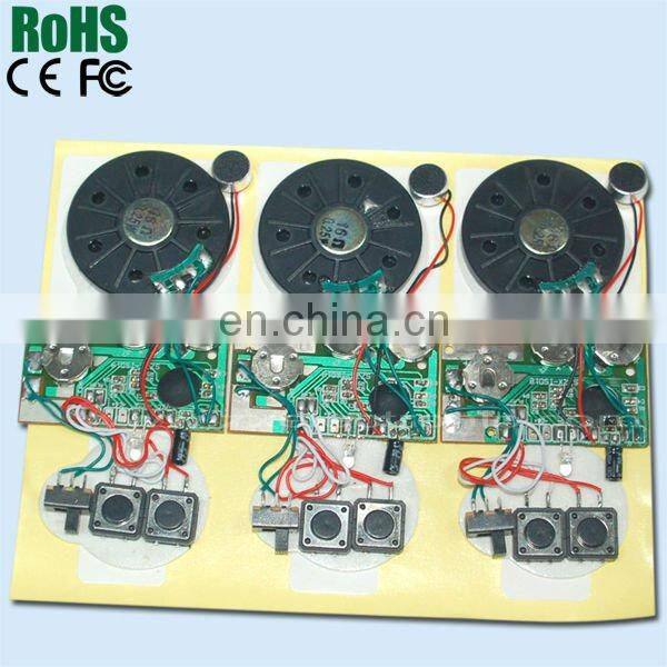 Pull-tab Slide Switch Greeting Card Recording Device