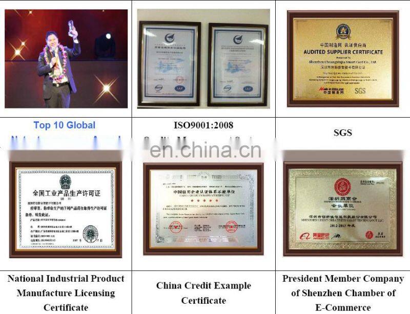 plastic pvc uv test card