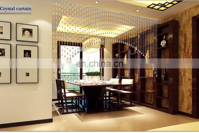 2017 pujiang direct sale Crystal bead door curtain for home and office decoration