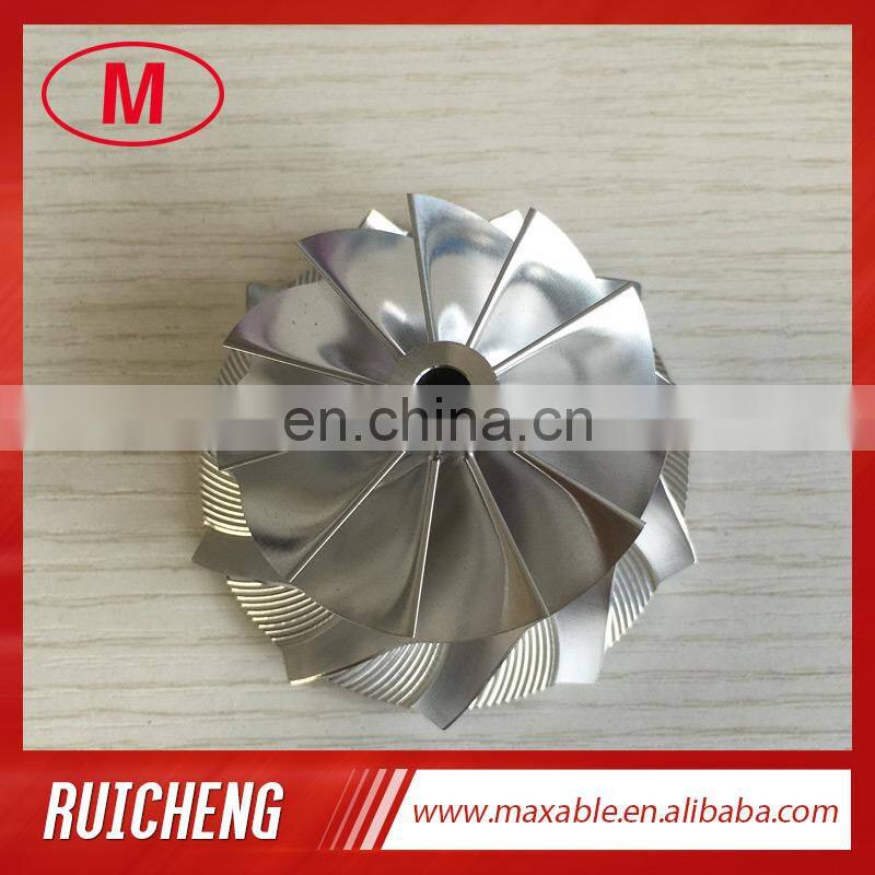 TD05H 20G reverse 52.56/68.01mm 11+0 blades 49179-43400 high performance Turbo milling/aluminum 2618/billet compressor wheel
