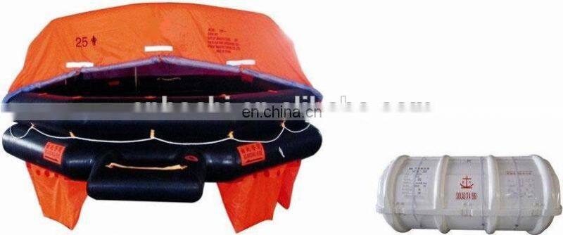 25 Persons Solas Approved Inflatable Liferaft