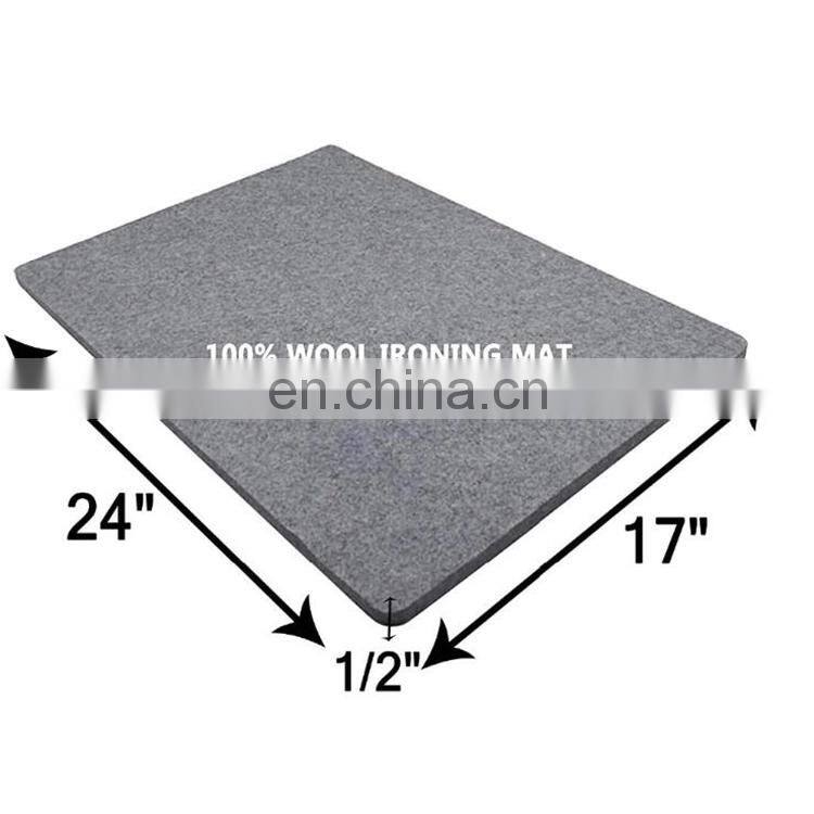 Heat resist ironing mat wool felt board