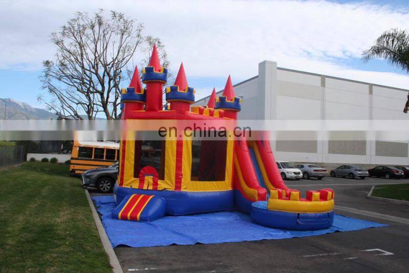 Kid Children Inflatable Bouncer Slide Inflatable Water/Wet Slide For Sale