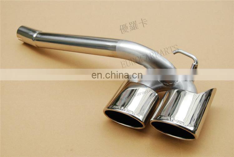 C class w204 C63 exhuast pipe with high quality stainless steel material fit for C180 C200 C260 to C63 muffler tips