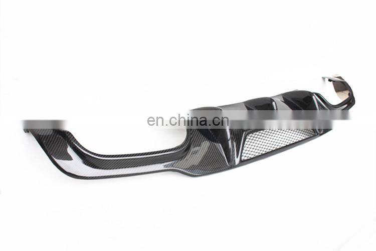 Carbon Fiber front lip rear wing and rear diffuser for MB C-CLASS w204 TI Sport style 2011y~