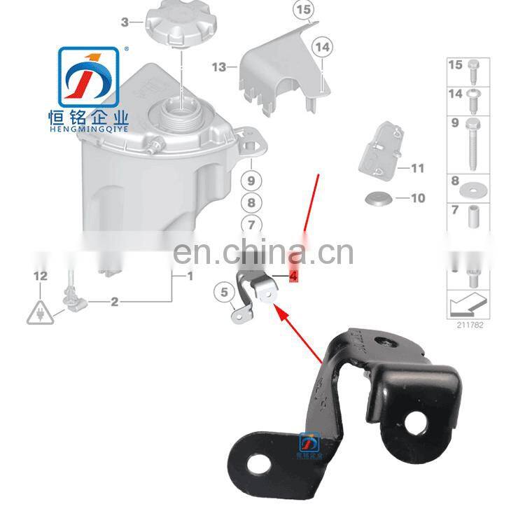 Car Body Auto Front Bumper Support Front Bumper Bracket Body Kits For F10 2006-2010