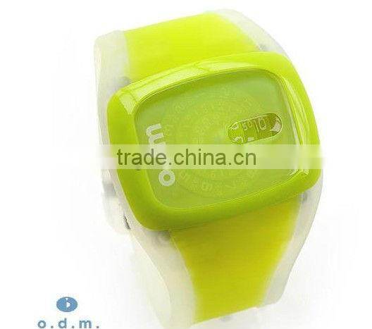 2013 Fashion silicone jelly watch candy odm watch
