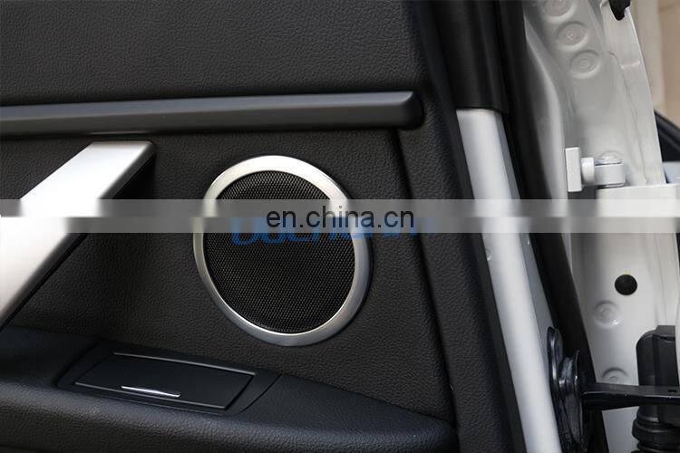 4pcs For BMW 3 Series F30 F34 316 320i 328i Car-styling ABS Chrome Door Speaker Sound Ring Trim Accessories