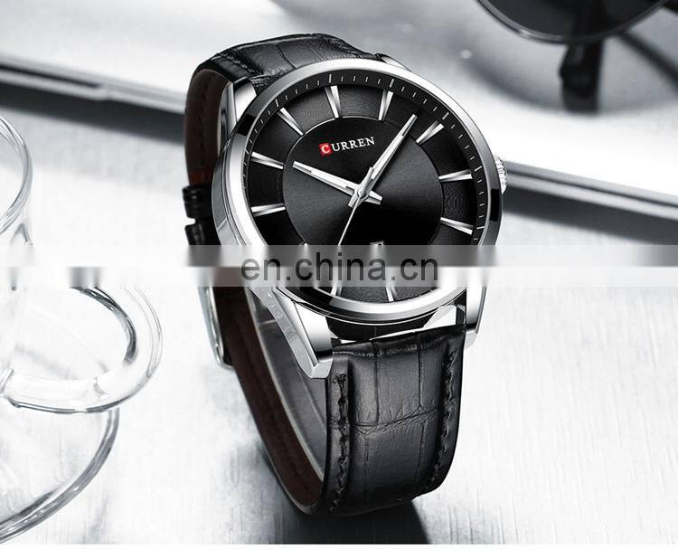 CURREN 8365 Business Quality Quartz Leather Strap Watch Online Price Cheap Wholesale Mens Watches