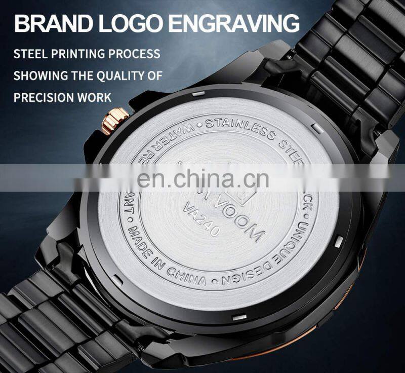 VA VA VOOM 2401 Mens Quartz Watch Leisure Fashion sport waterproof Luxury Men Watch