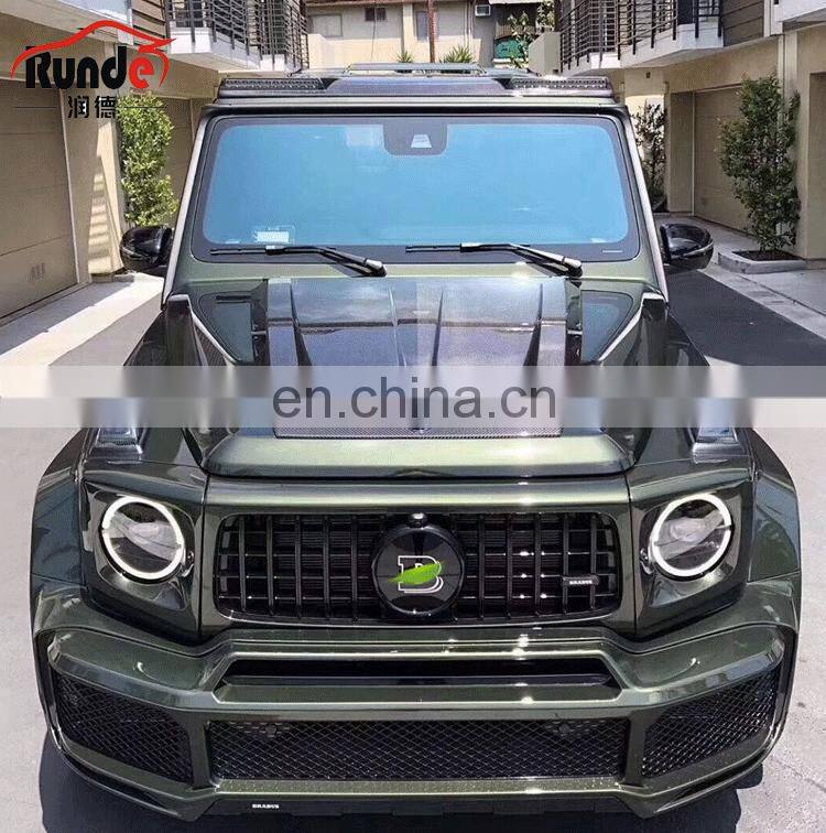 Runde Auto Accessories Body Parts Carbon Fiber Engine Bonnet Hood For Mercedes-Benz G-Class engine bonnet hood