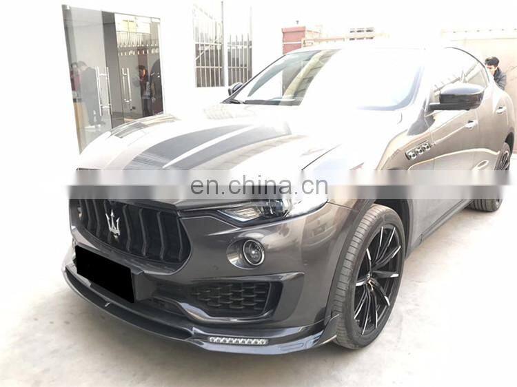 Runde Mansory Automotive Kits For Maserati Levante Real Carbon Fiber Body Kit Hood Front Rear Lip Spoiler