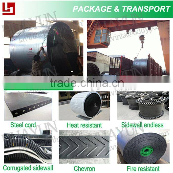 800mm belt width 15 Mpa 4 ply NN nylon fabric conveyor belt