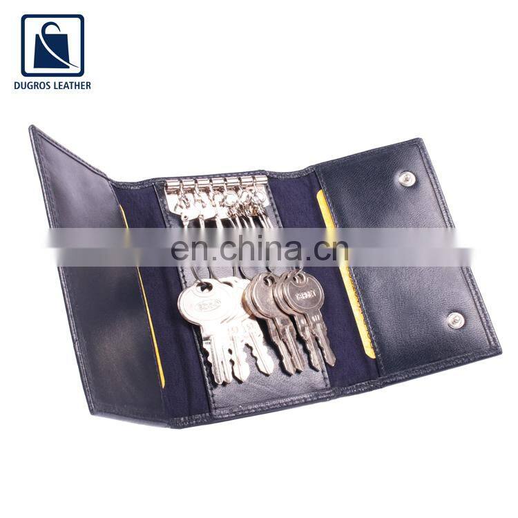 Factory Direct Sale New Arrival Matching Stitching Snap Closure Type Genuine Leather Women Wallet at Reasonable Price