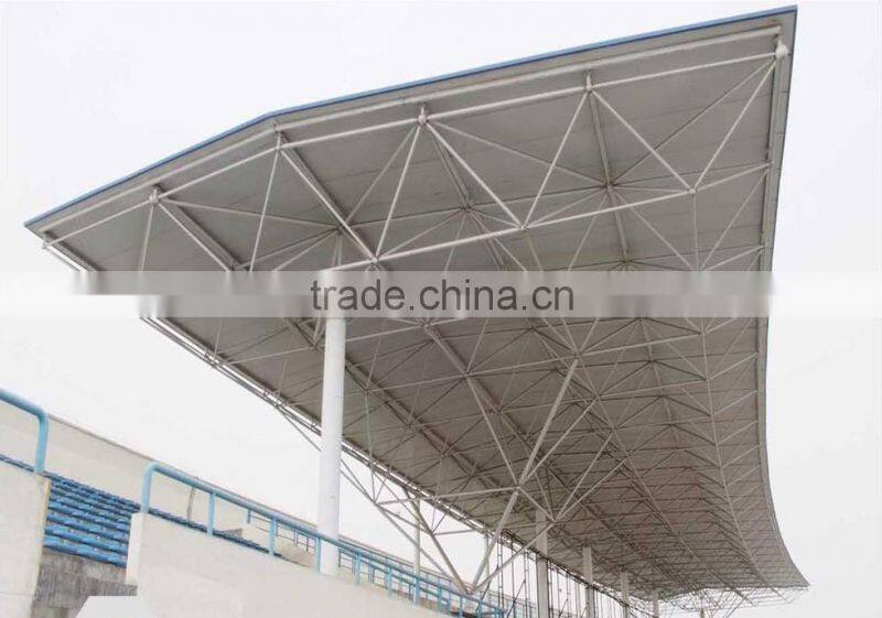 Wide-field prefab steel structure building bleachers