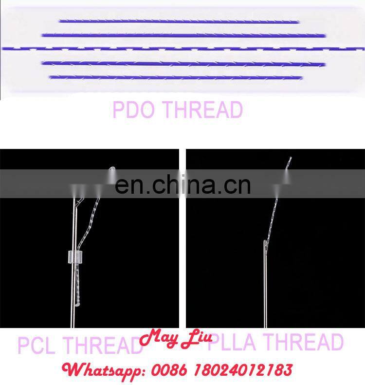 HDK absorbable PCL PDO Twist Tornado Screw Lifting Threads Sharp needle rejuvenating facelifting fios 26G-27G