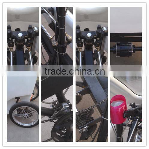 Chinese new design tricycle Lead-acid battery electric three wheels with pedal