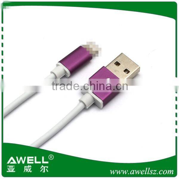 New arrival aluminium shell USB Cable for iphone 5/6/6s/6plus cable Charging & Syncing Devices