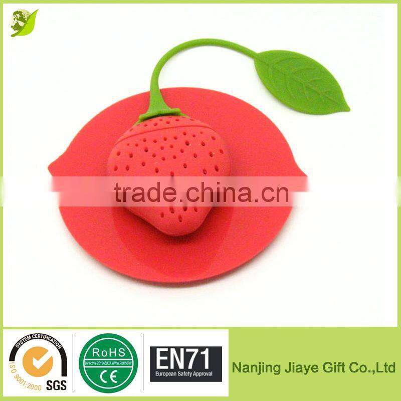 High Quality Yellow Strawberry Mini tea Infuser tea ball tea Strainer