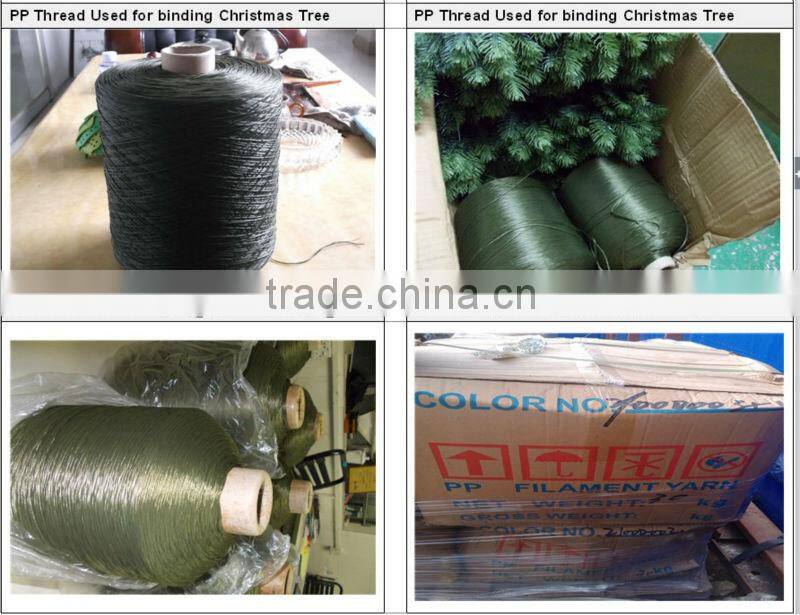 Polyester Filament Yarn (2100D,2400D Used For Binding Christmas Tree Branches)