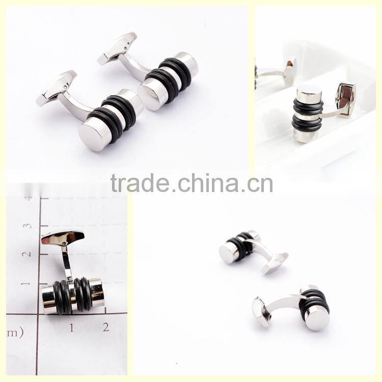 Wholesale boutique suppliersb hot sale silver suit shirt cufflinks