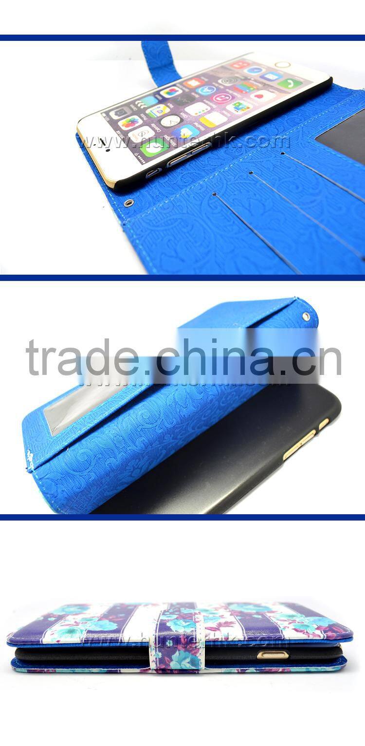 Printed For iphone6S Plus Flip Wallet Case