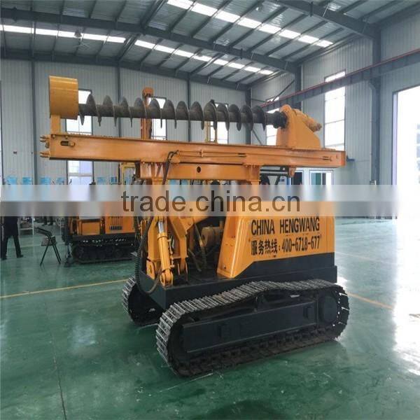 HWD - 300 crawler type 3 meters spiral pile driver photovoltaic (pv) driver