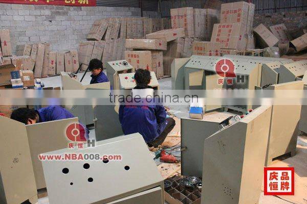 Electric train with track for kiddie's ride