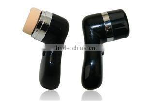 high quality mini electric vibrating cosmetic powder puff with handle