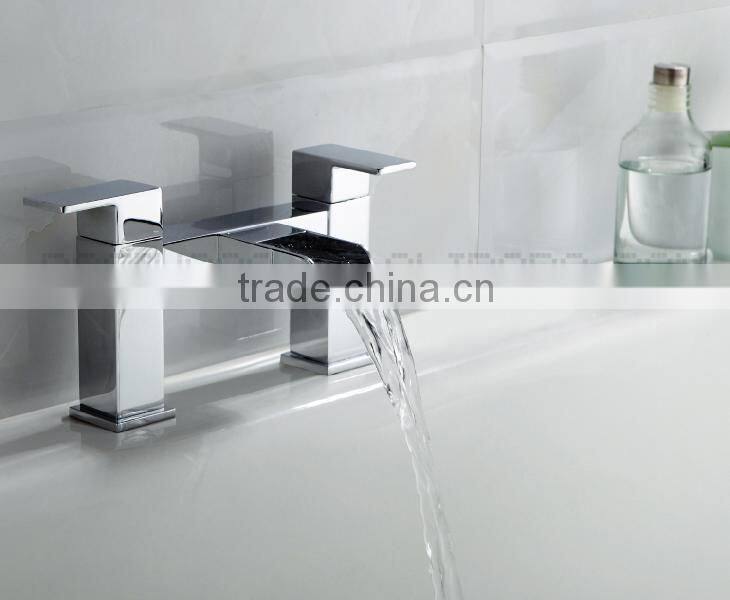 Big Discount Good Quality Double Handle Waterfall Brass Body CE Certification Mixer Tap