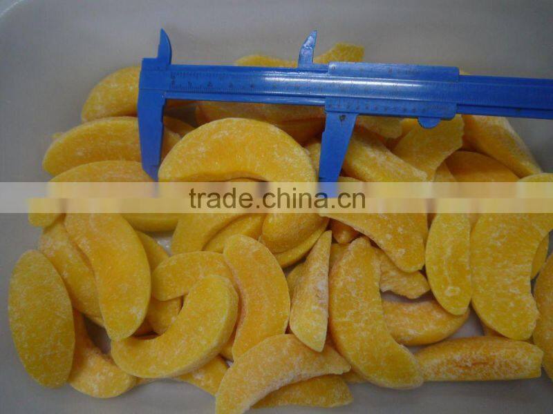 frozen yellow peach