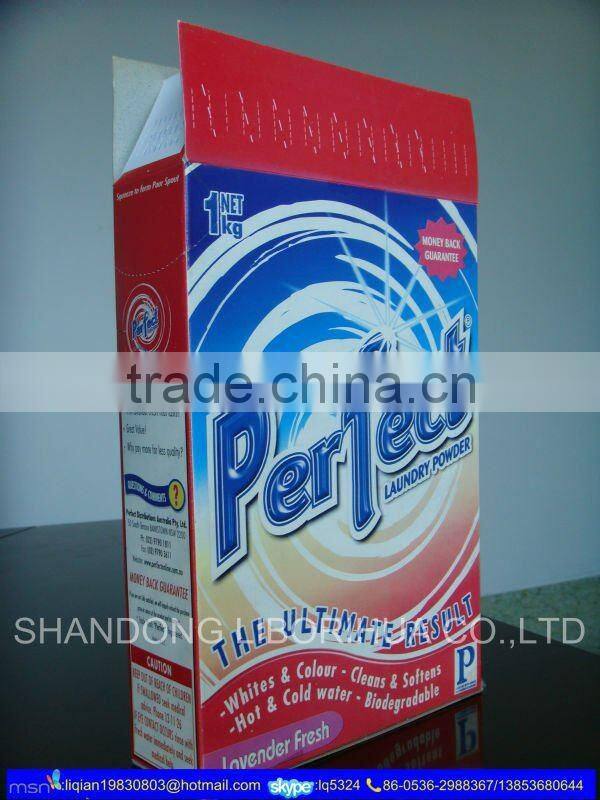 1kg Box Package Concentrate Laundry Powder