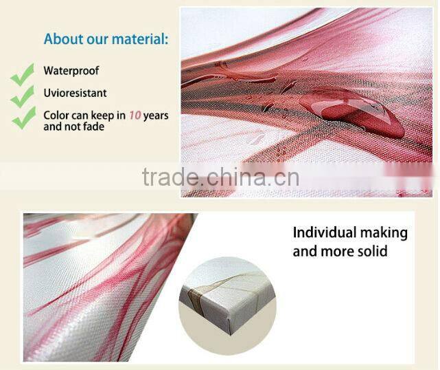 purple Flower waterproof oil canvas printed painting