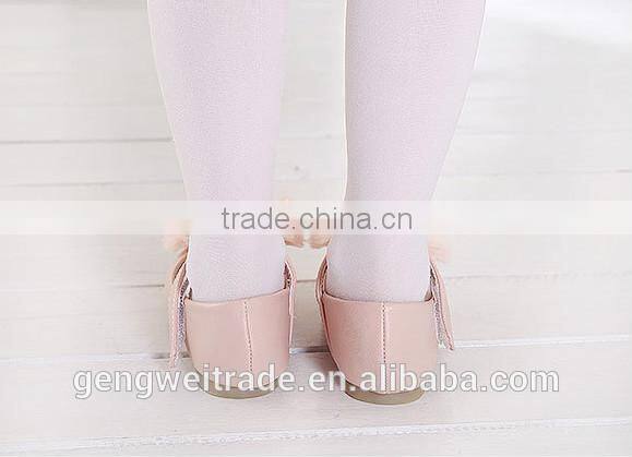 2015 Elegant girl princess lace shoes kids single shoes for school wear