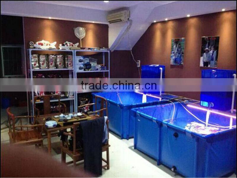 Folding Collapsible Polygon Fish Ponds for Aquaculture