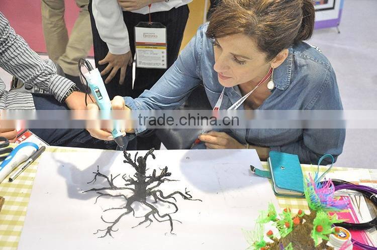 (Top Sale) semi-automatic 3d pen, 3d art DIY pen, Digital 3d pen