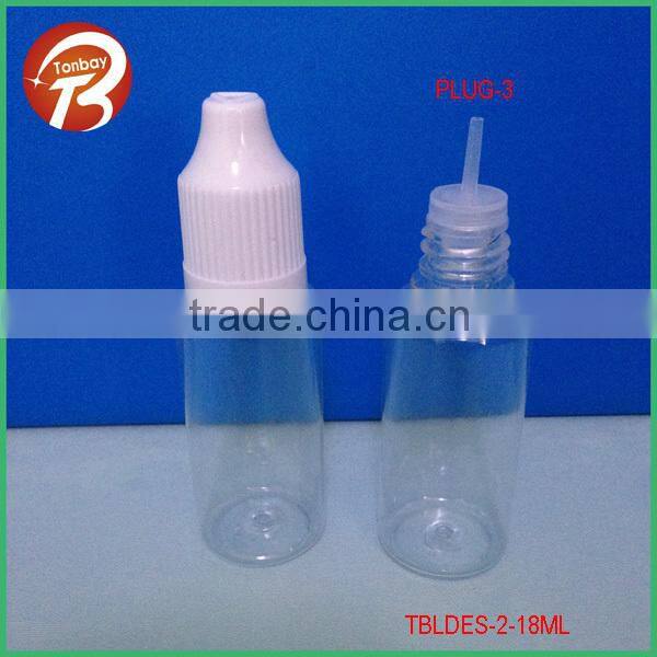 20ml PET plastic dropper bottle for eliquid E juice eye dropper bottle
