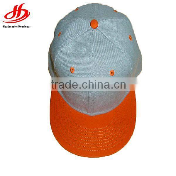 Custom neon flat brim 100%acrylic snapback hats