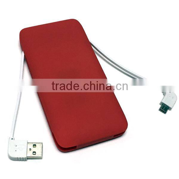 Promotional 4000mah power bank for Emergency phone charger factory price
