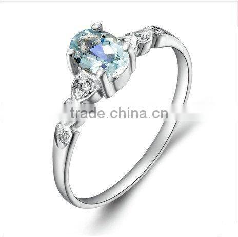 14K White Gold New design gold finger ring