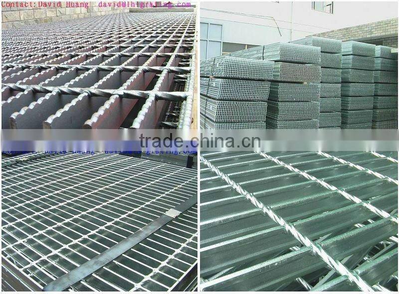 galvanized compound steel grating walkway platform